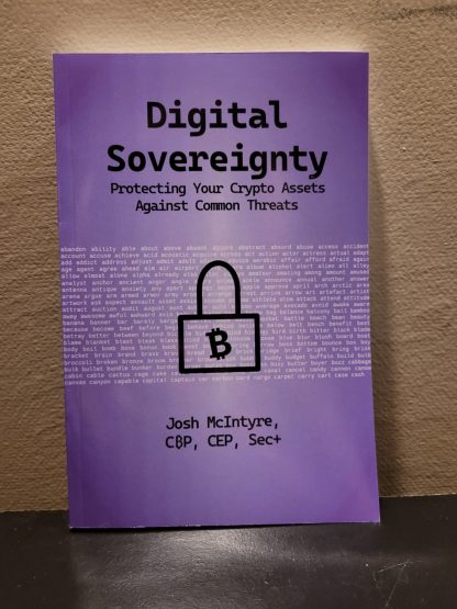 A paperback copy of Digital Sovereignty